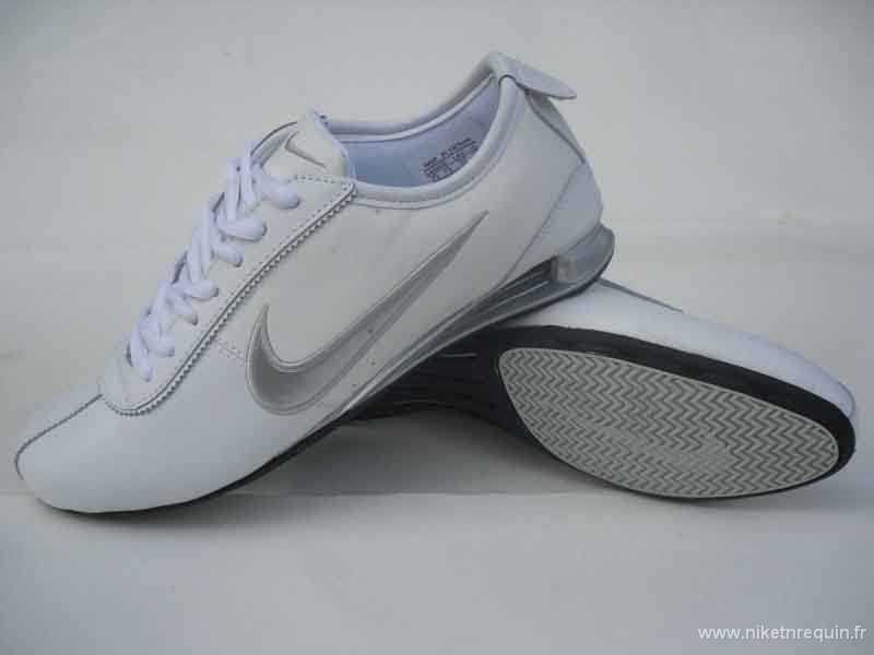 Nike Shox R2 argent blanc (2)